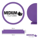 Nanolex Purple Da Pad Μεσαίο Σφουγγάρι Γυαλίσματος 145x25x125